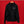 A black pullover hoodie with a white 'SCROGGIN' text logo on the left chest, hanging on a wooden hanger from a metal rod against a solid red background.